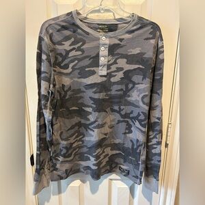 Polo by Ralph Lauren Teen Boys Long Sleeve Camouflage Shirt